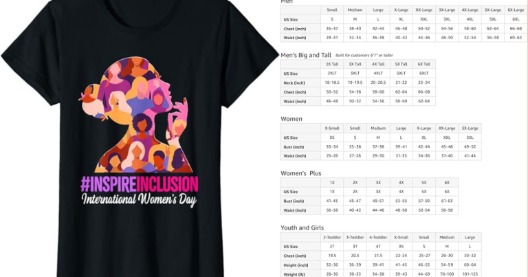  International Women's Day 2024 -InspireInclusion Shirt Style