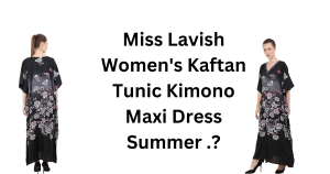 Miss Lavish Women's Kaftan Tunic Kimono Maxi Dress Summer 