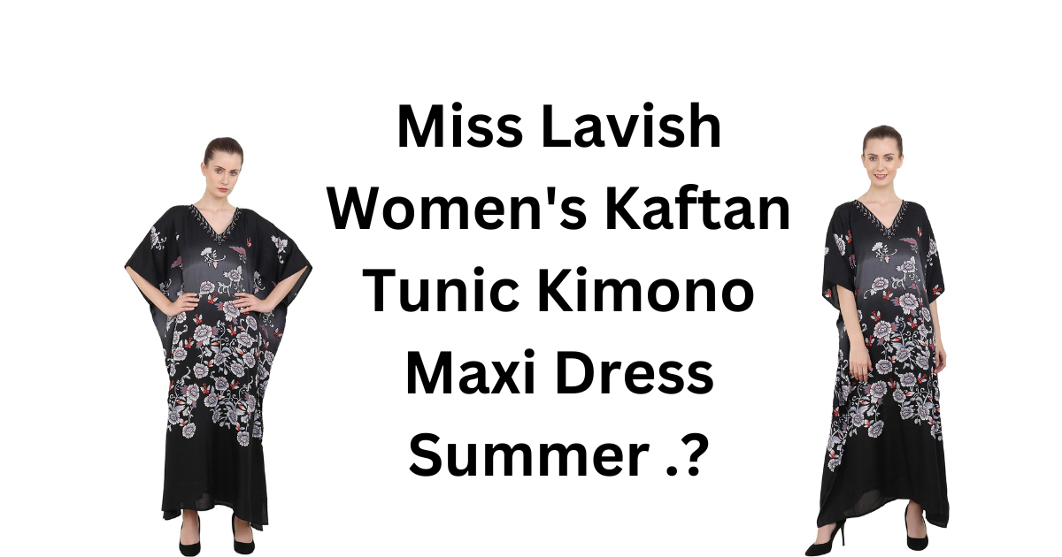 Miss Lavish Women's Kaftan Tunic Kimono Maxi Dress Summer .?