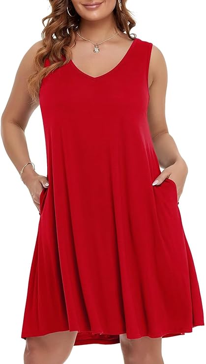Red Plus Size Dresses: